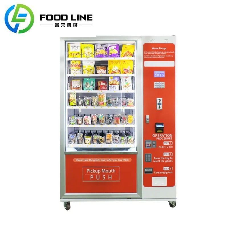 Food Snacks Drinks - Máquina Expendedora Personalizada de Fábrica para
