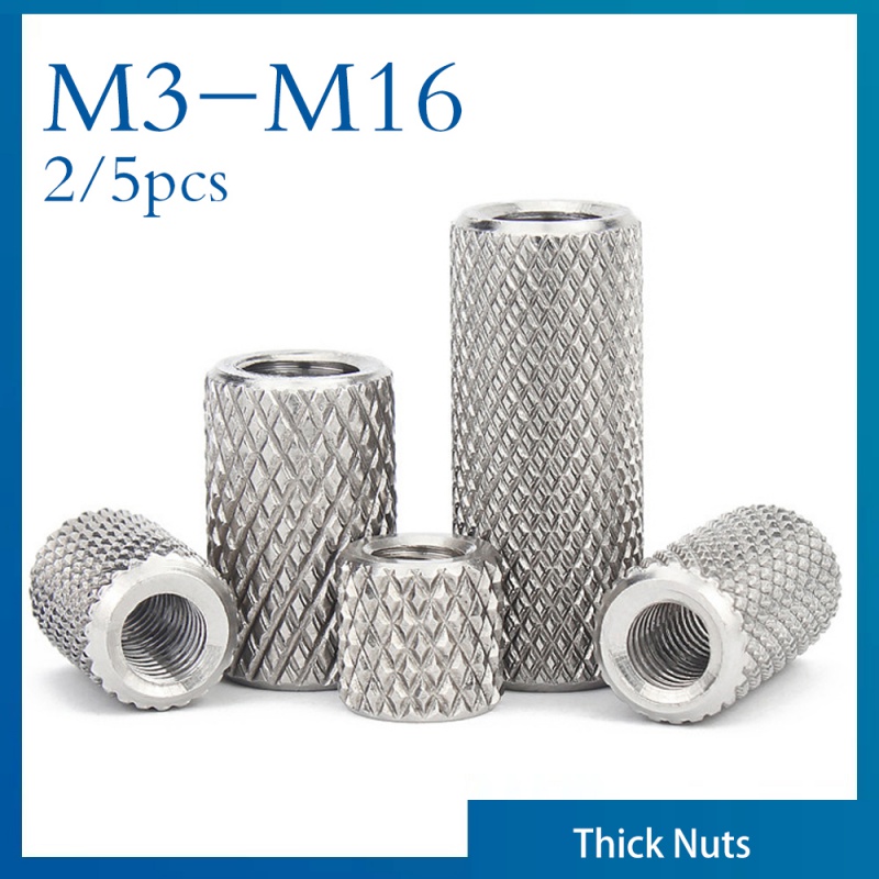 Nuts Mix - Tuerca de acoplamiento moleteada redonda M3
