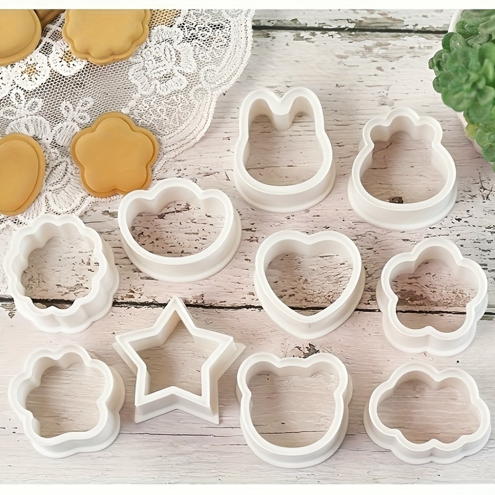 Cookies Pack - Juego de 10 Cortadores de Galletas