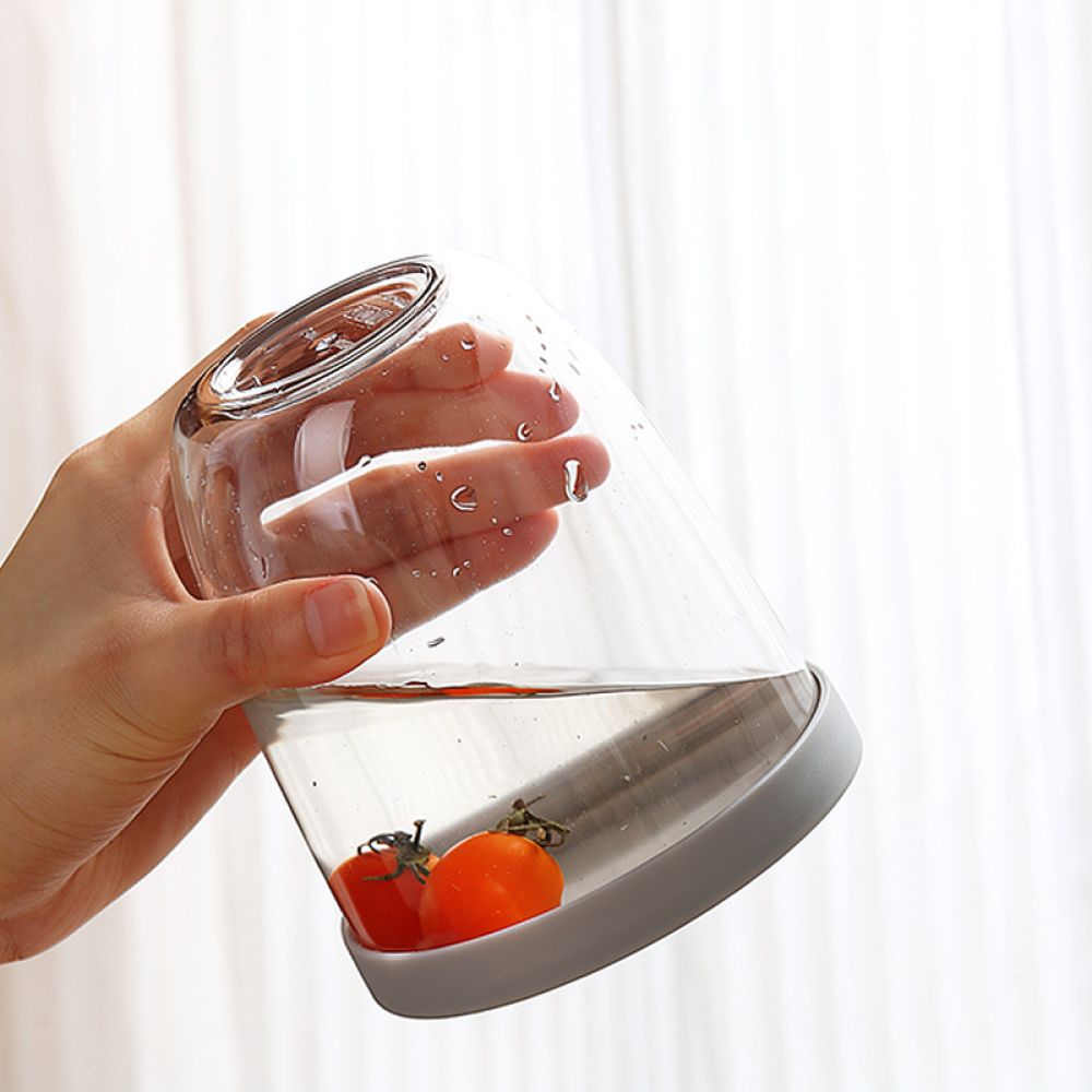 Vaso grande con tapa y tenedor - Healthy Snacks Food reseña y precio