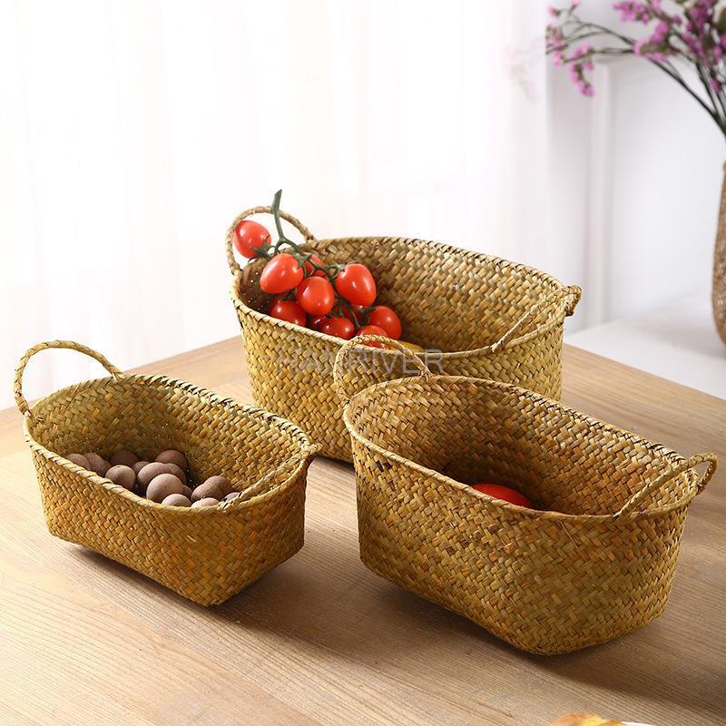 Cesta de almacenamiento tejida - Seaweed Snack reseña y precio