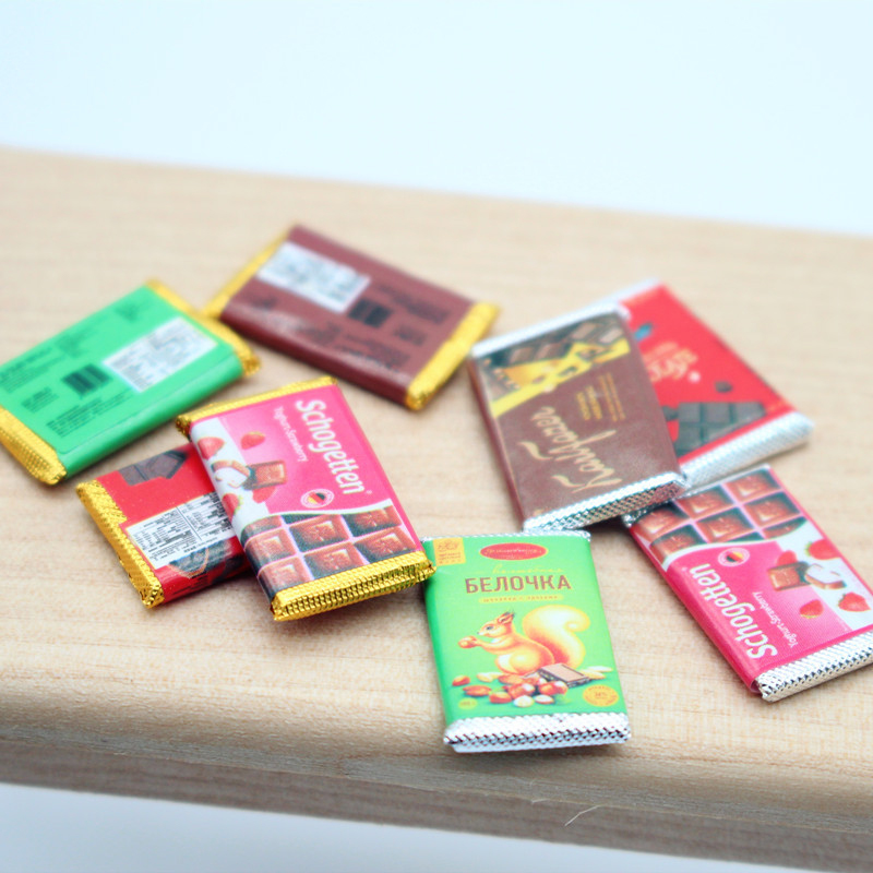 Minicasa de muñecas en miniatu - Chocolate Snack reseña y precio