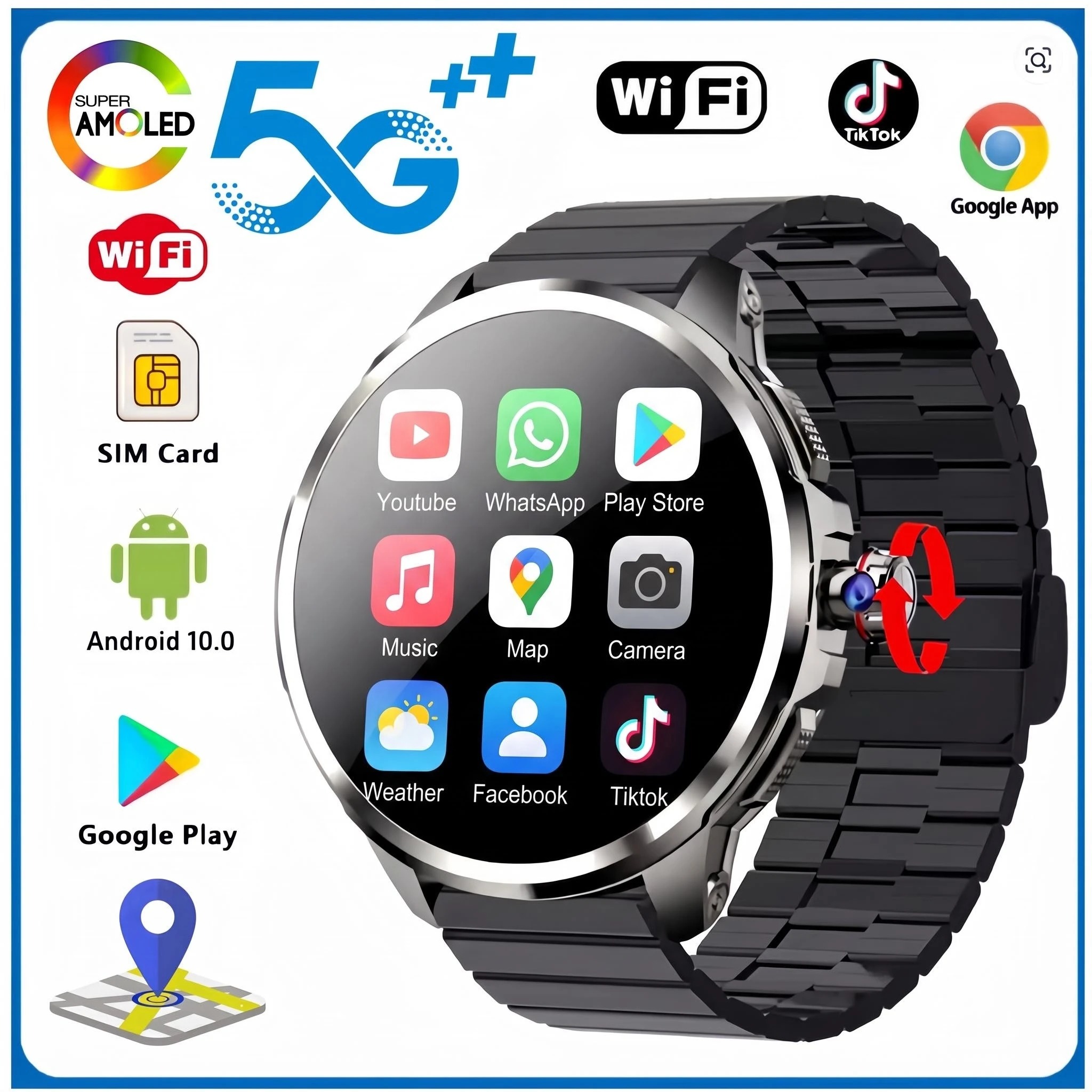 Reloj inteligente con conectiv - Seaweed Snack reseña y precio