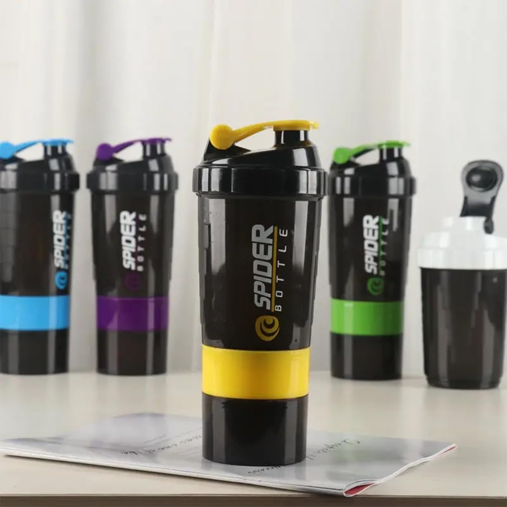 Agitador de 3 capas, botella d - Protein Bar reseña y precio