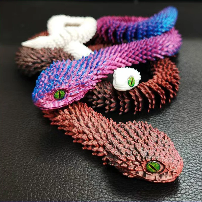 Serpiente impresa en 3D, jugue - Gummy Candy reseña y precio
