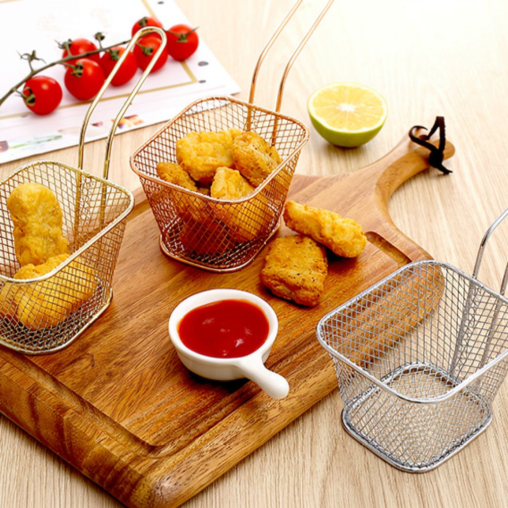 Cesta decorativa cuadrada para - Food Snacks Catering reseña y precio