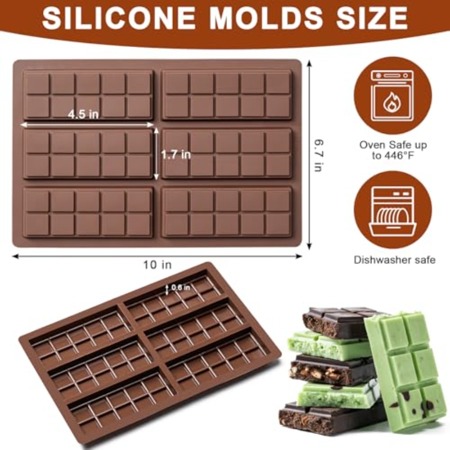 Molde de silicona antiadherent - Chocolate Snack reseña y precio
