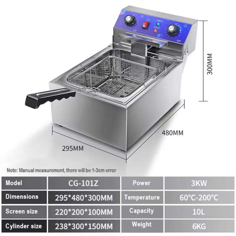 Freidora eléctrica comercial d - Popcorn reseña y precio