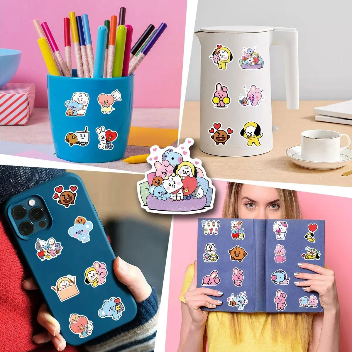 55/110PCS BT21 Chimmy Cooky ko - Cookies Pack reseña y precio